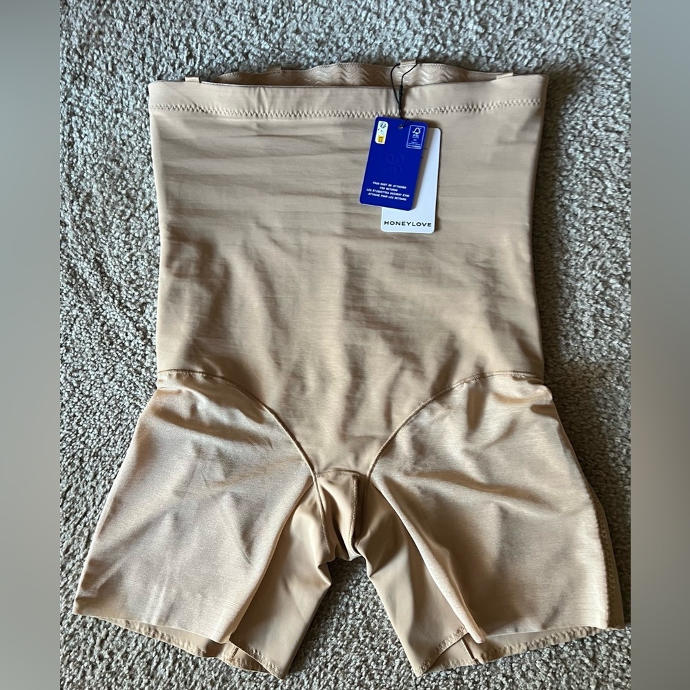 NWT Honeylove The Super Power Short Shapewear in Nude Women's Sz XL - Picture 2 of 8
